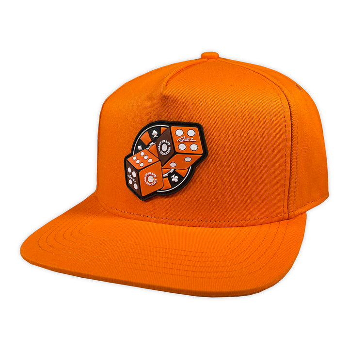 GORRA ALL IN BRAND DADOS NARANJA SNAP BACK