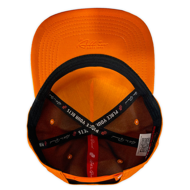 GORRA ALL IN BRAND DADOS NARANJA SNAP BACK