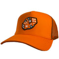 GORRA ALL IN BRAND DADOS NARANJA TRUCKER