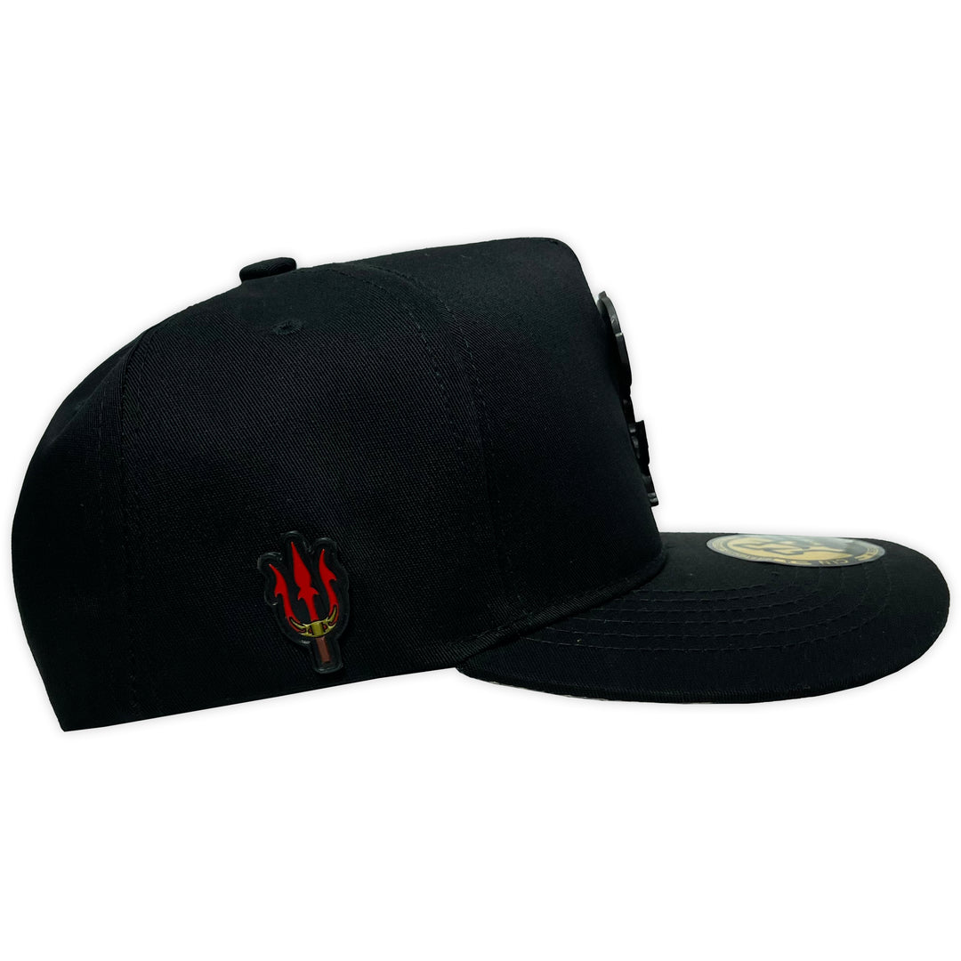 Gorra ja hats diablo negra gabardina