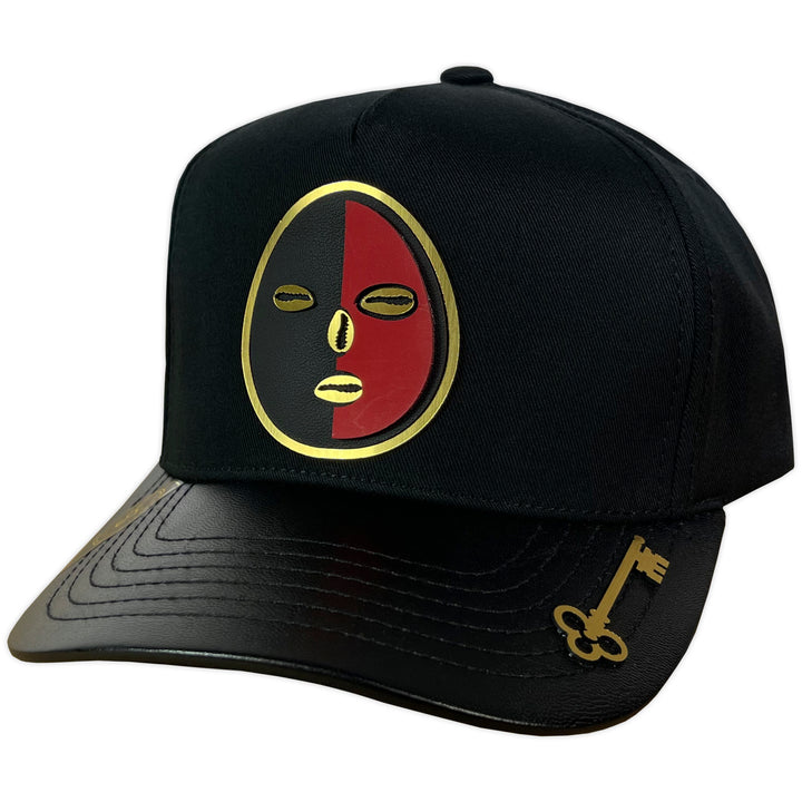 Gorra Vago Style Elegua Black/Black Under Suede Curva Piel