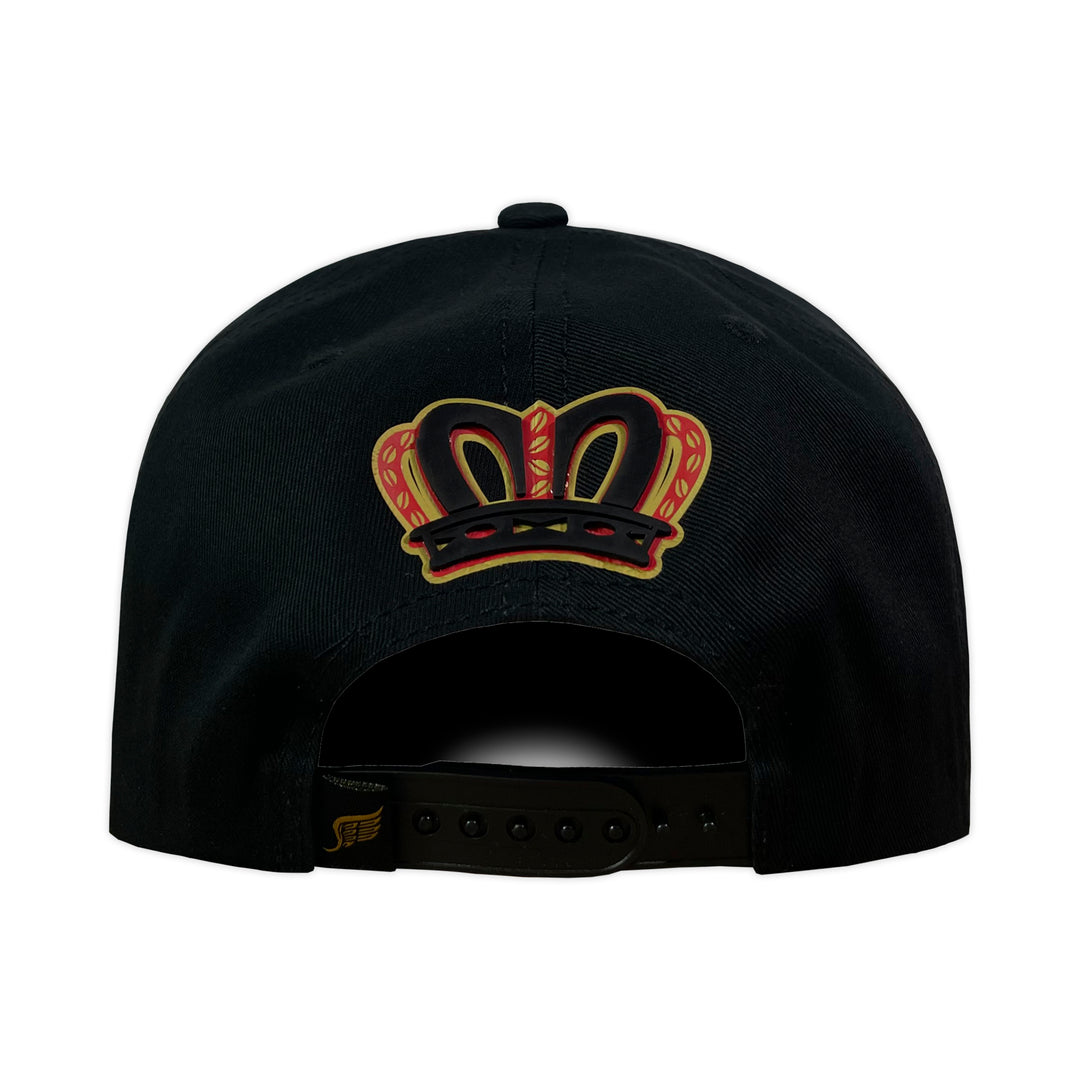 Gorra Vago Style Elegua Black/Black Under Suede Curva Piel