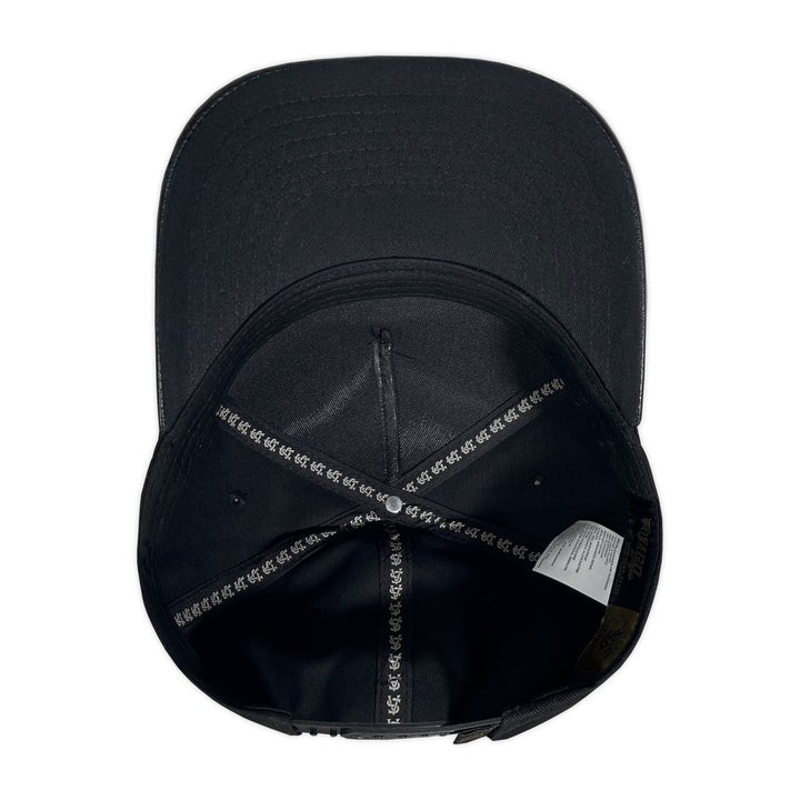 Gorra Vago Style Elegua Black/Black Under Suede Curva Piel