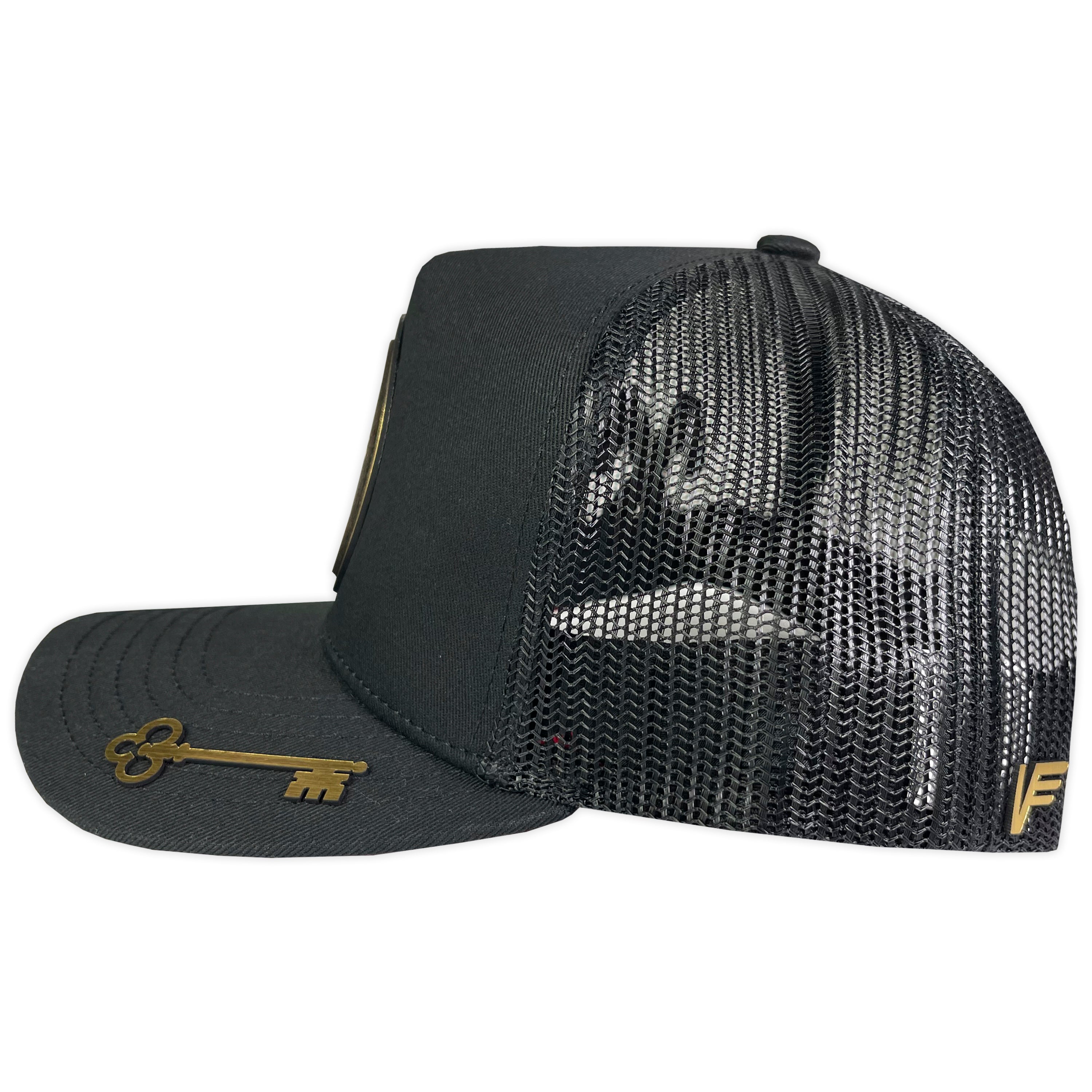 GORRA VAGO STYLE ELEGUA BLACK/RED UNDER CURVA MALLA
