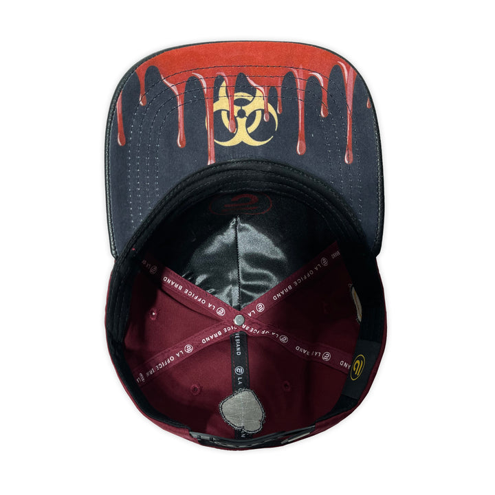 GORRA LA OFFICE El Virus Nunca Muere guinda