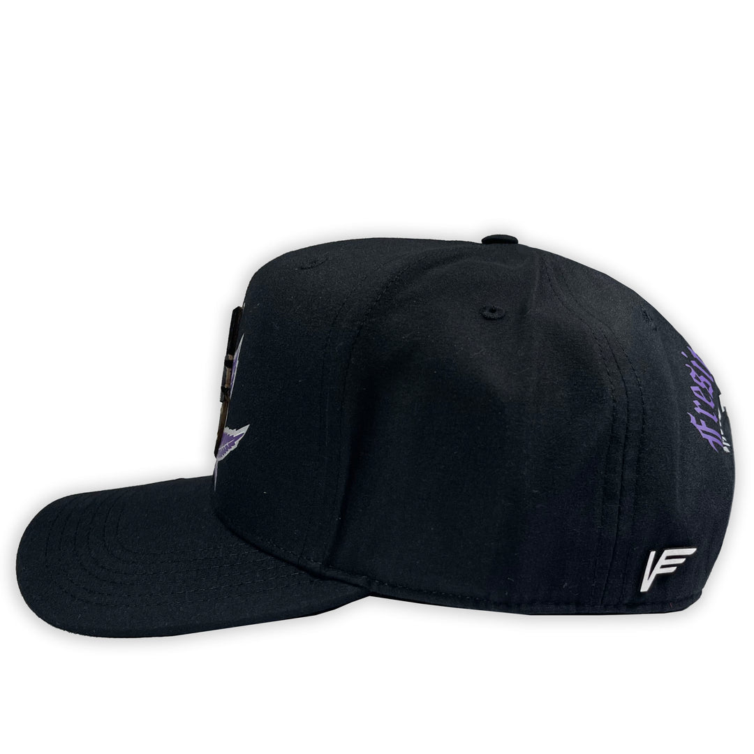 GORRA VAGO STYLE BLACK FRESA BELICON CURVA PIEL DE DURAZNO NEGRA