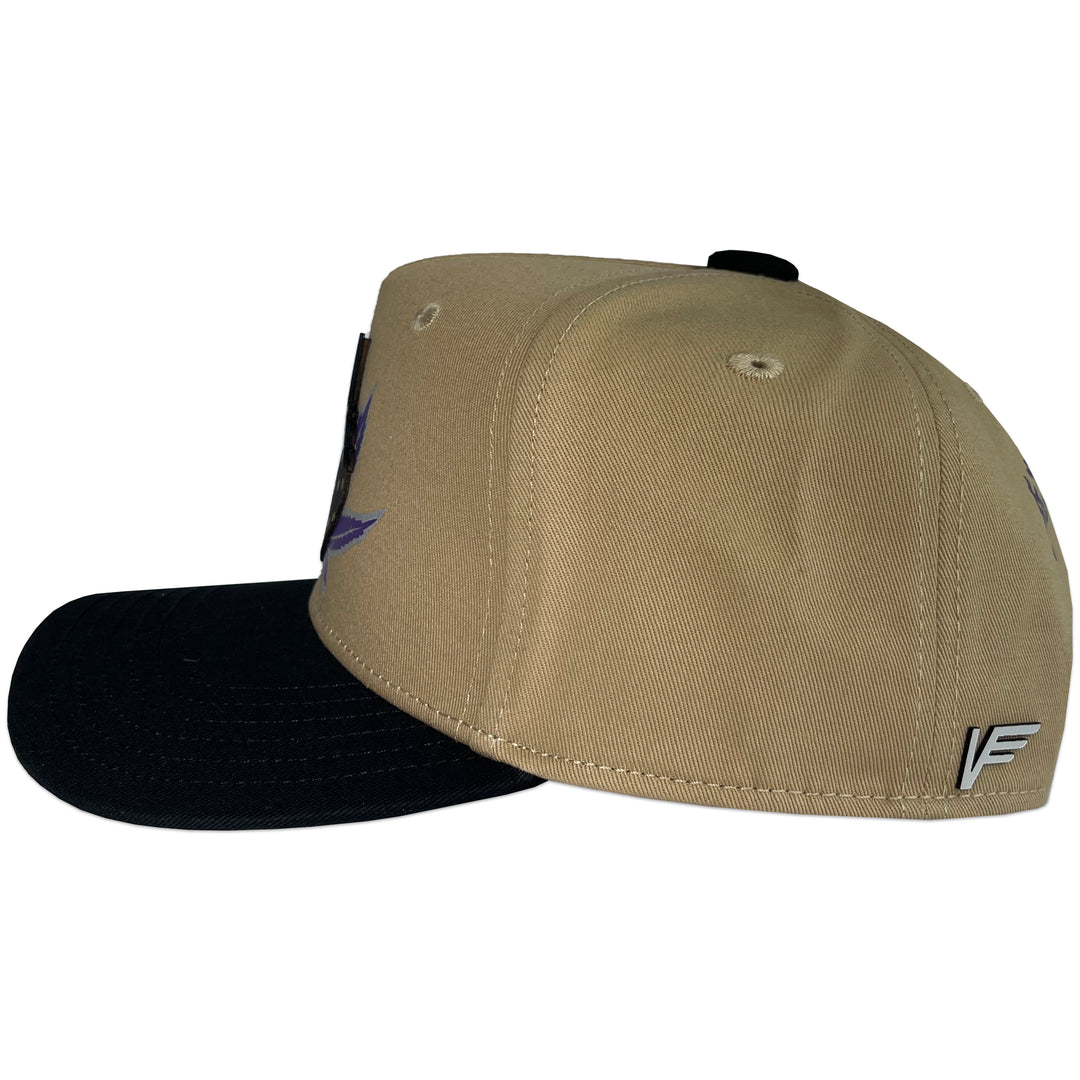 GORRA VAGO STYLE BLACK FRESA BELICON BEIGE GABARDINA CURVA