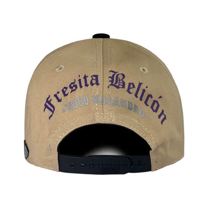 GORRA VAGO STYLE BLACK FRESA BELICON BEIGE GABARDINA CURVA