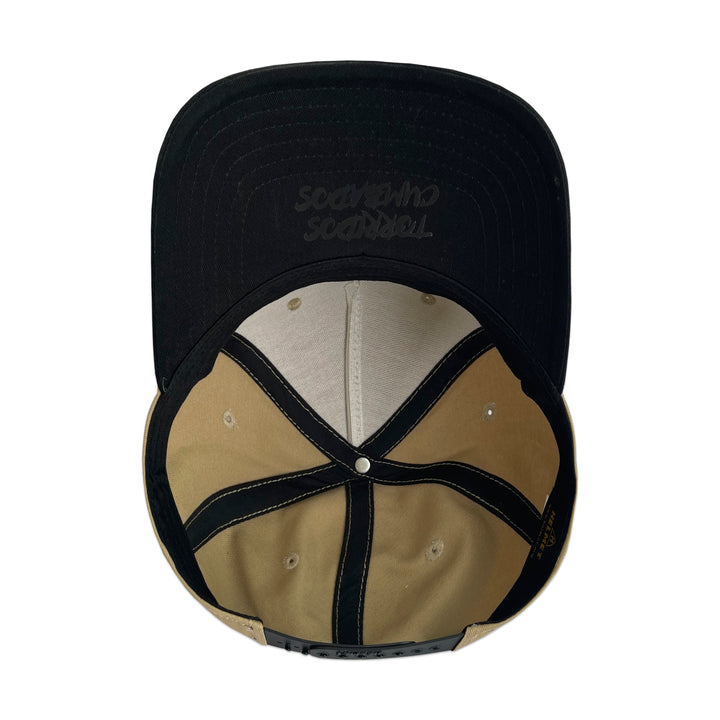 GORRA VAGO STYLE BLACK FRESA BELICON BEIGE GABARDINA CURVA