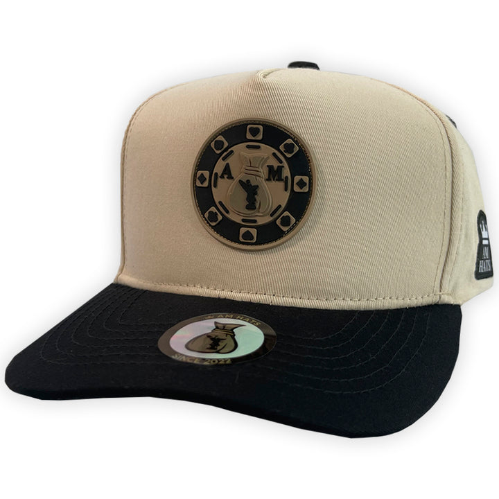 GORRA AM HATS FICHA  GOLD C ARENA VISERA GABARDINA