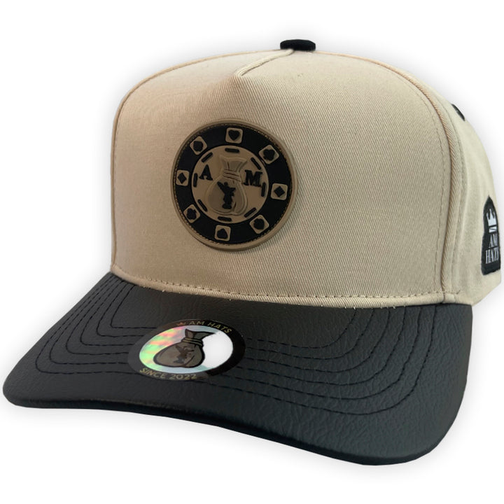 Gorra AM HATS GOLD C ARENA VISERA VINIPIEL