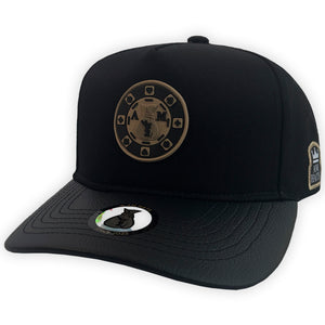 Gorra AM HATS GOLD C VISERA VINIPIEL