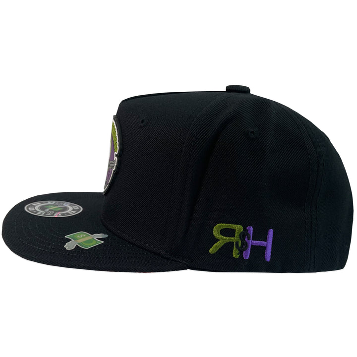 Gorra Rico Hats Guason Black Plana