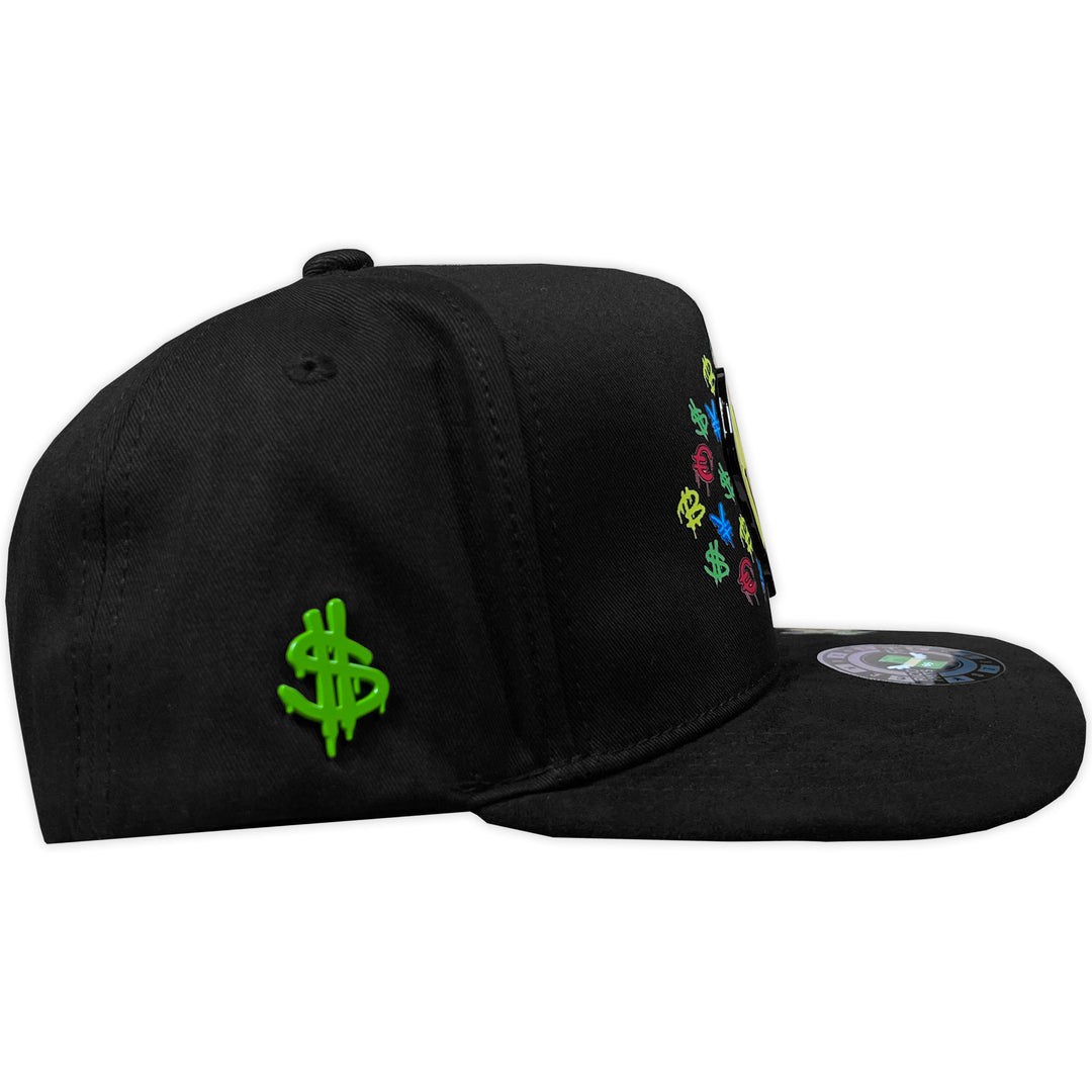 RICO HATS HAPPY FACE CURVA BLACK