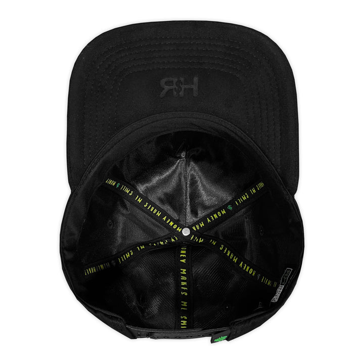 RICO HATS HAPPY FACE CURVA BLACK