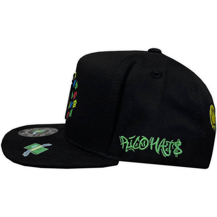 RICO HATS HAPPY FACE PLANA BLACK