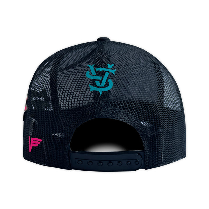 Gorra Vago Style HAPPY PLACE CURVA MALLA BLACK