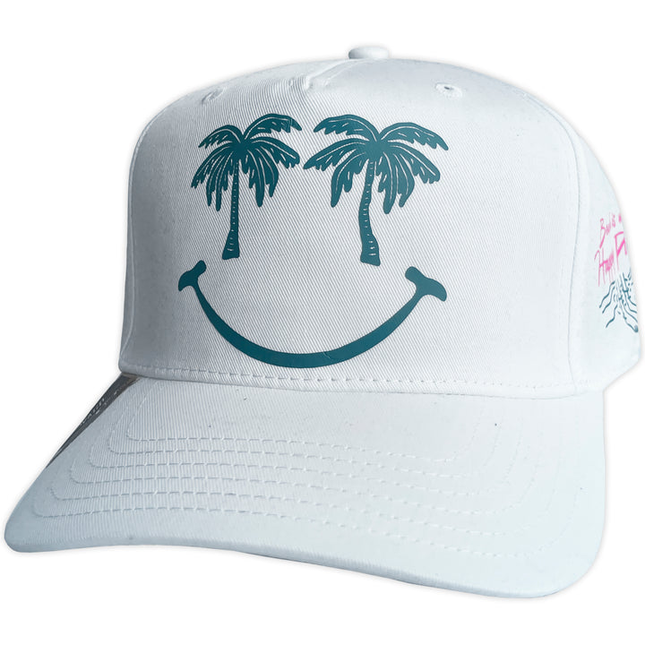 Gorra Vago Style HAPPY PLACE CURVA MALLA WHITE