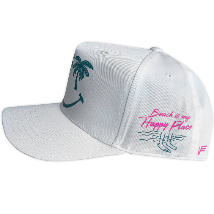 Gorra Vago Style HAPPY PLACE CURVA MALLA WHITE