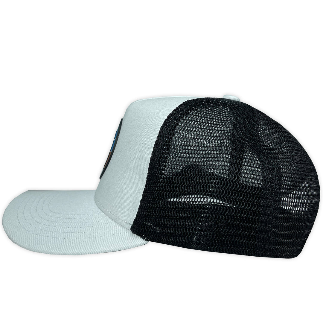 GORRA TODO EN MARCA HORIZONTE ARTIFICIAL B&amp;W VISERA BLANCA