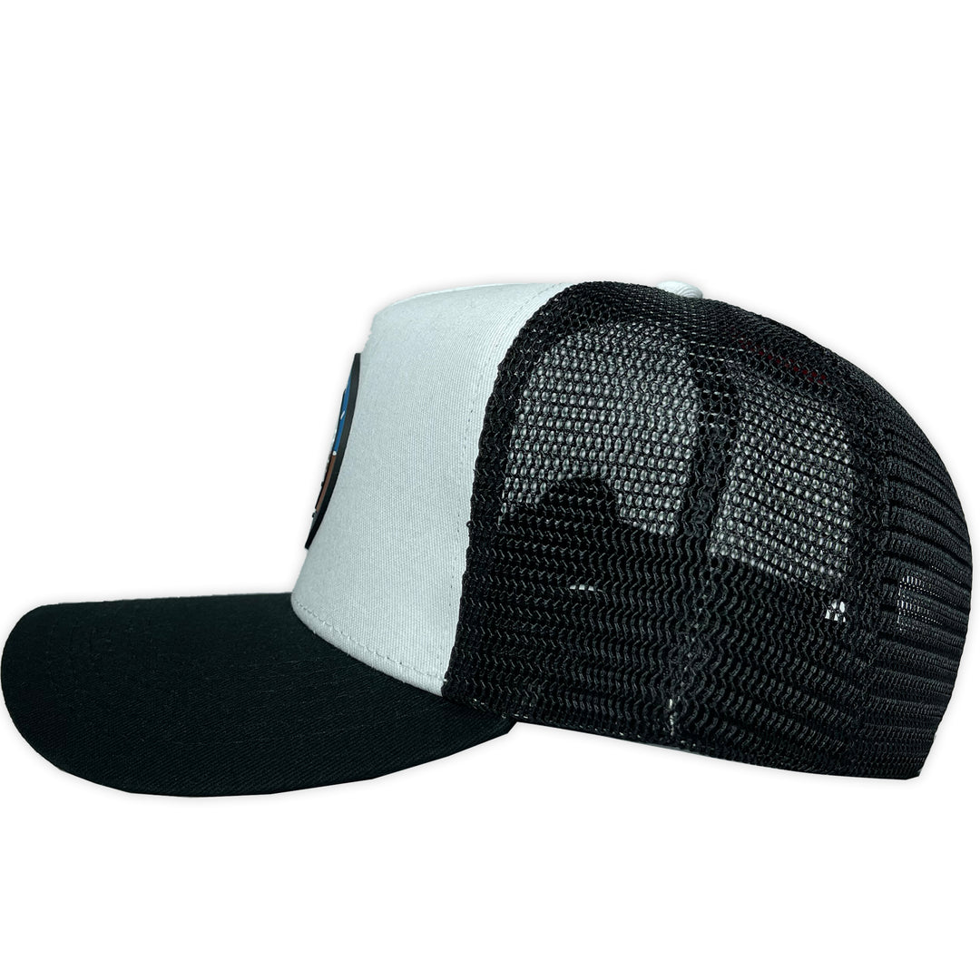 GORRA TODO EN MARCA HORIZONTE ARTIFICIAL B&amp;W VISERA NEGRA