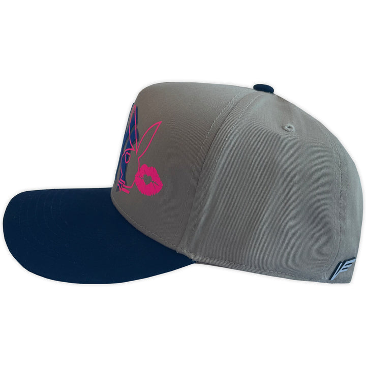 Gorra Vago Style HORNY BEIGE VISERA AZUL CURVA