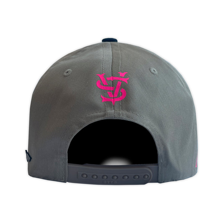 Gorra Vago Style HORNY BEIGE VISERA AZUL CURVA