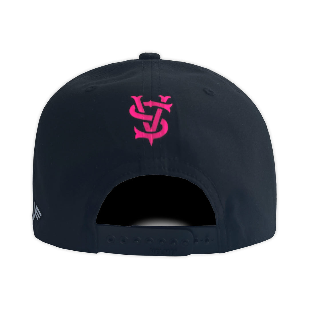 Gorra Vago Style HORNY BLACK PLANA PIEL DE DURAZNO