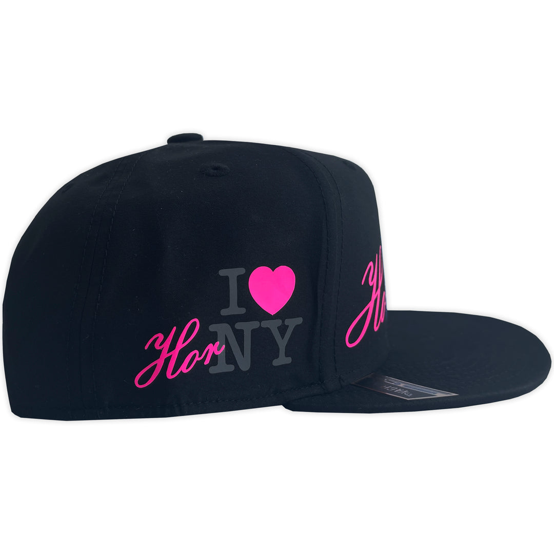 Gorra Vago Style HORNY BLACK PLANA PIEL DE DURAZNO