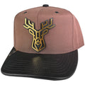 GORRA VAGO STYLE HUMILDAD BROWN/BLACK LEATHER PLANA