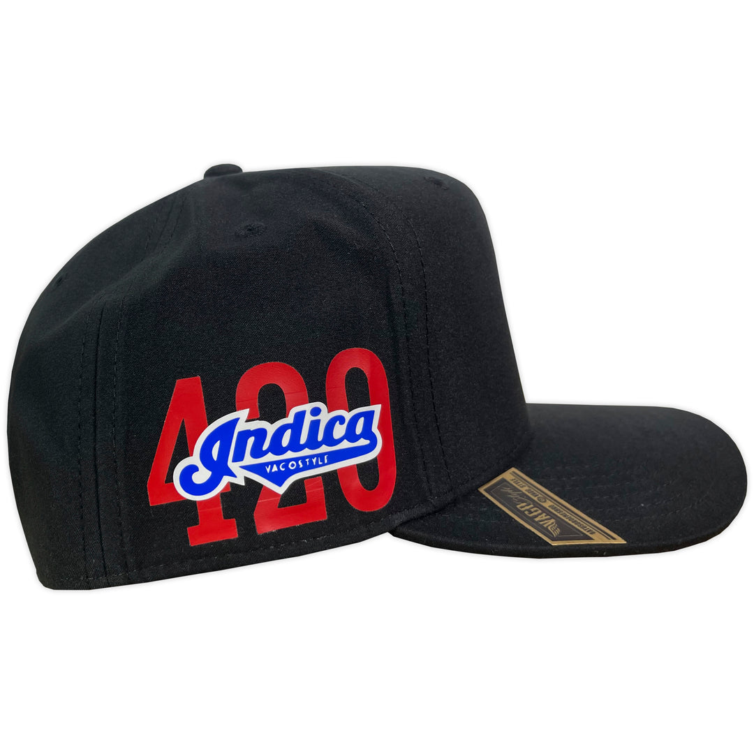 Gorra Vago Style Indica Black Peach Curva Piel de Durazno