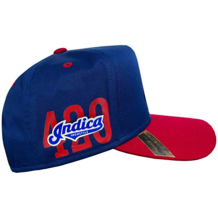 Gorra Vago Style Indica Royal/Red Curva