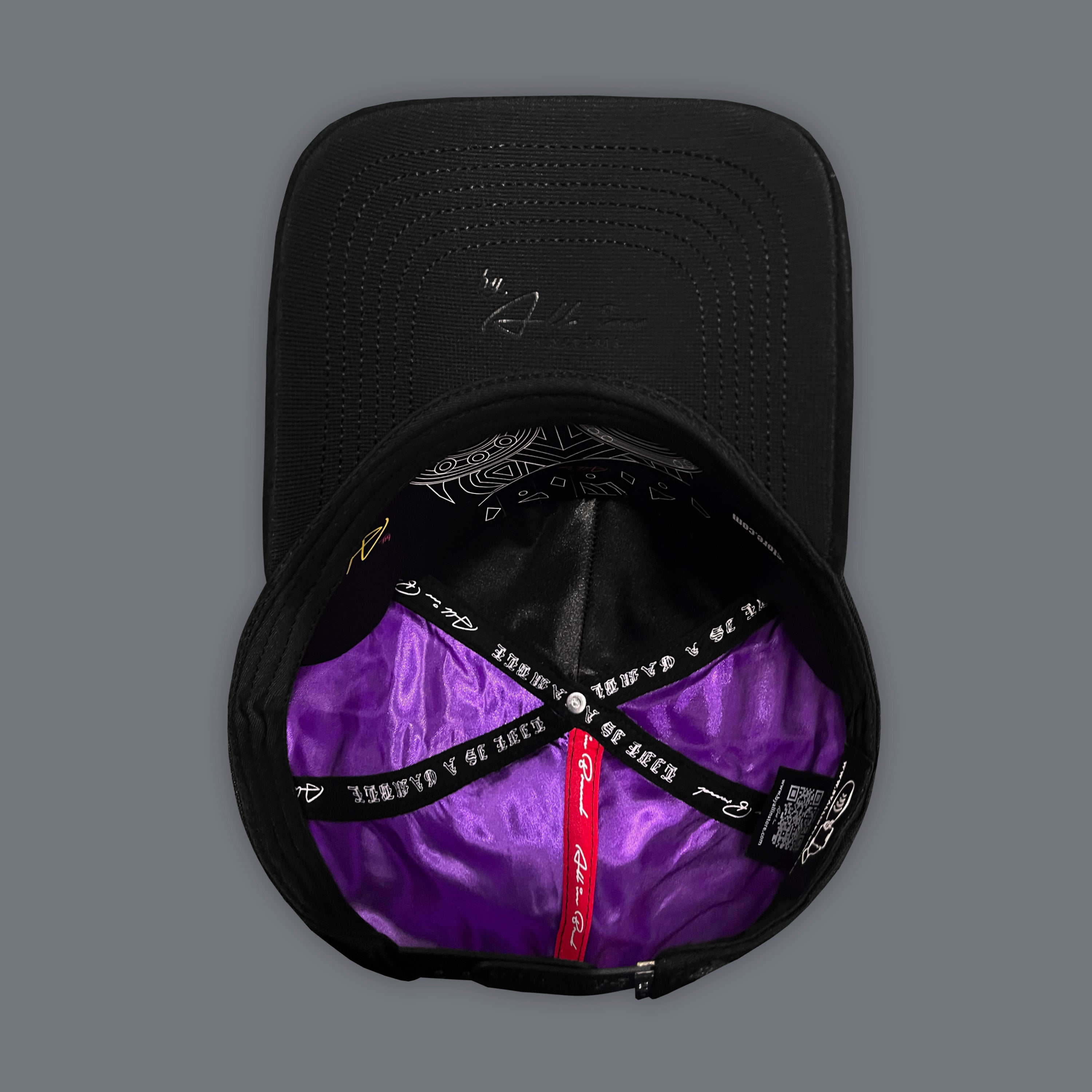GORRA ALL IN BRAND KING OF GAMBLING BLACK