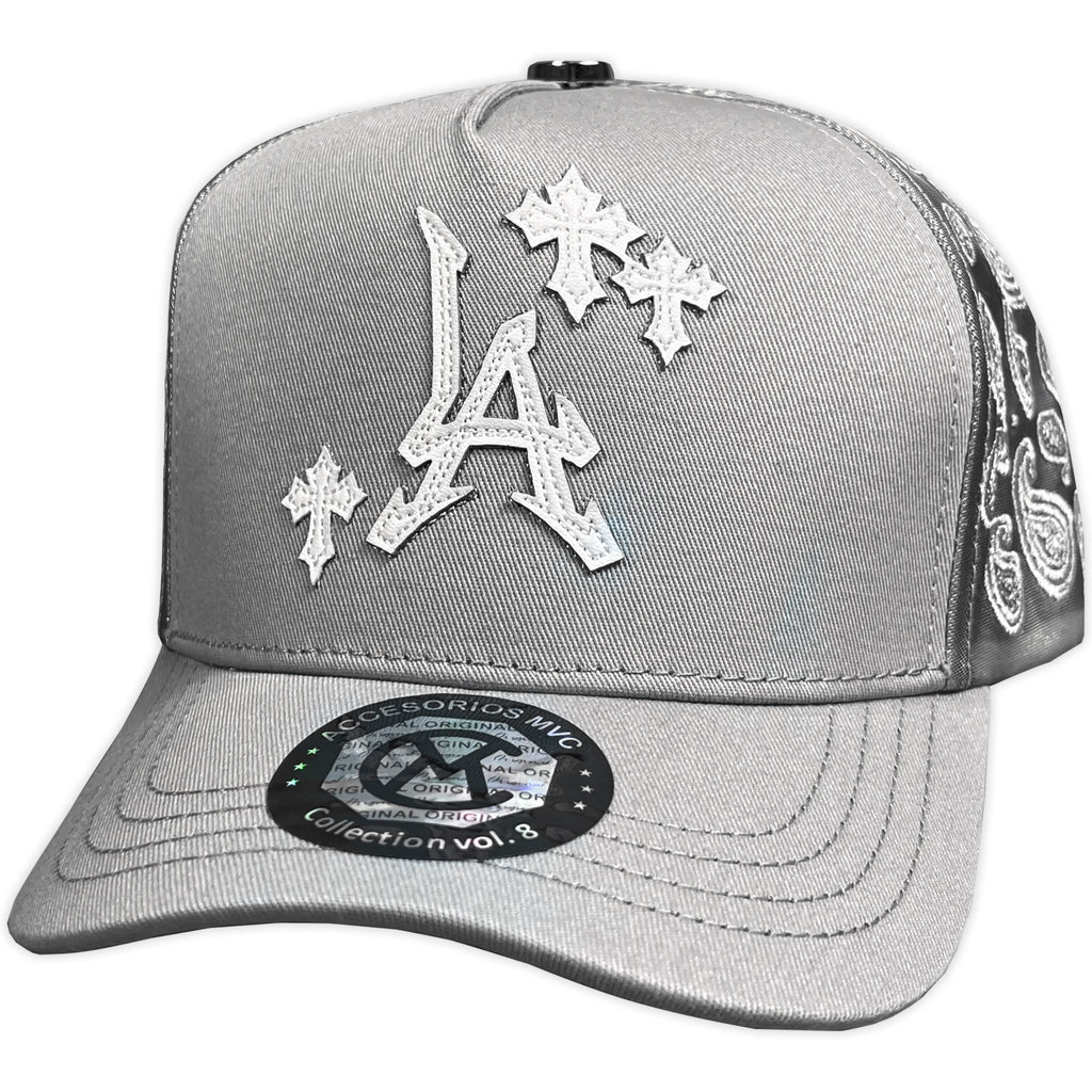 Gorra MVC LA CHROME GRAY MALLA VISERA CURVA