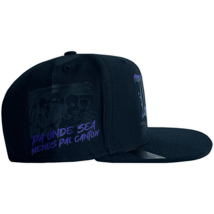 Gorra Vago Style LA DURANGO PLANA BLACK PIEL DE DURAZNO