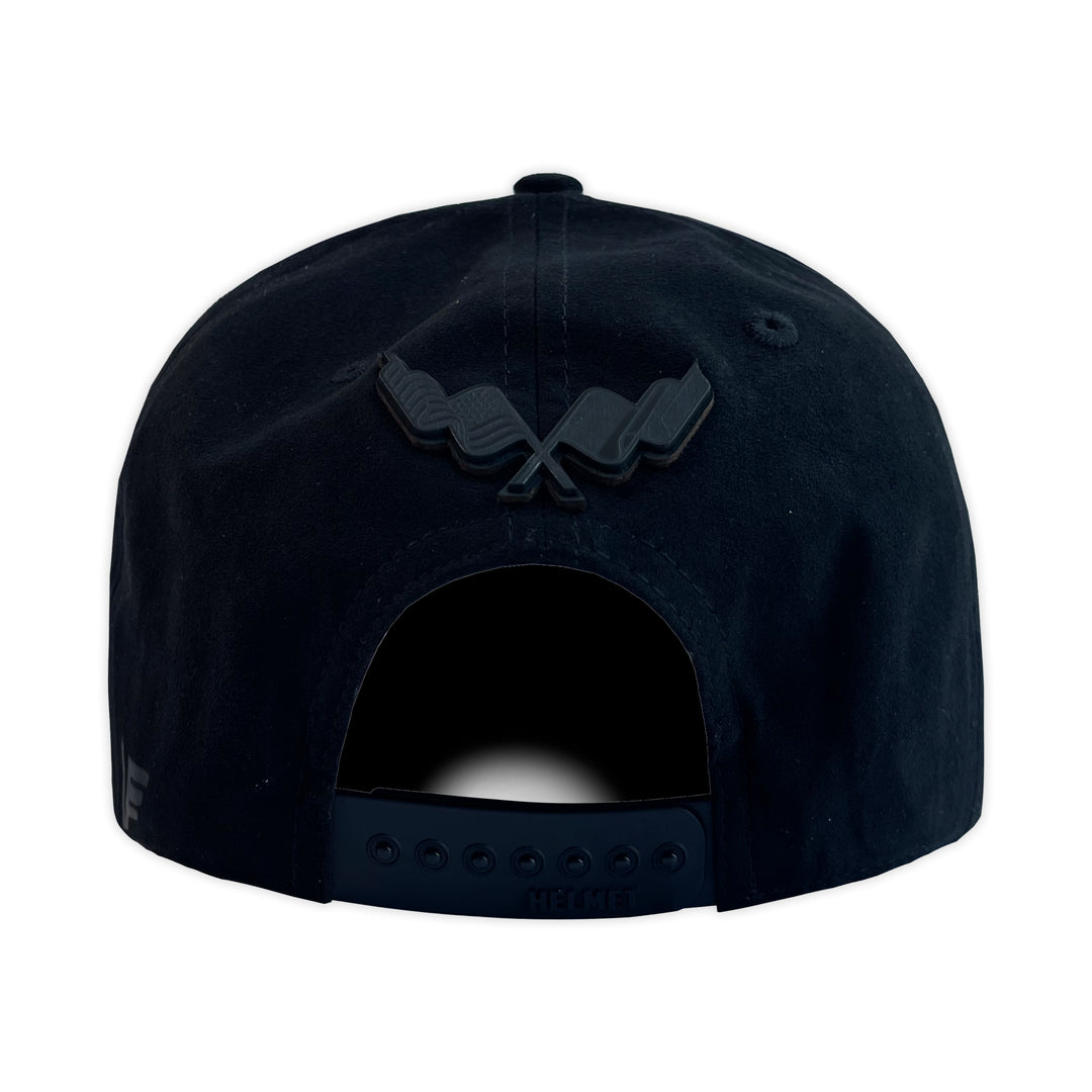 Gorra Vago Style MX CURVA GAMUZA BLACK/RED UNDER SUEDE