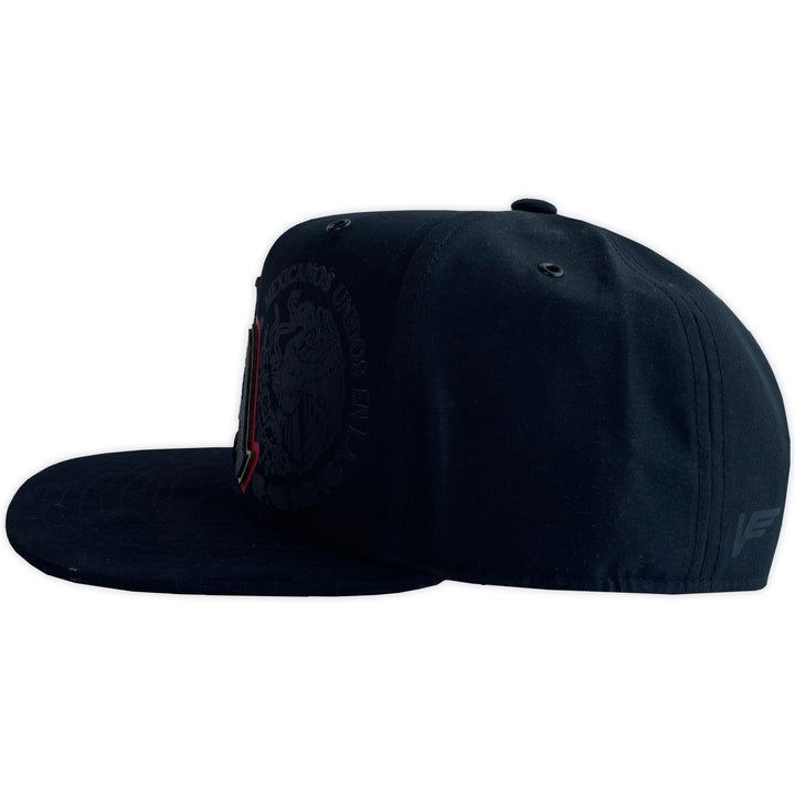 Gorra Vago Style MX BLACK PIEL DE DURAZNO VISERA PLANA GAMUZA