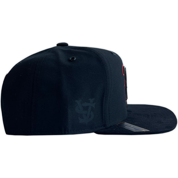 Gorra Vago Style MX BLACK PIEL DE DURAZNO VISERA PLANA GAMUZA