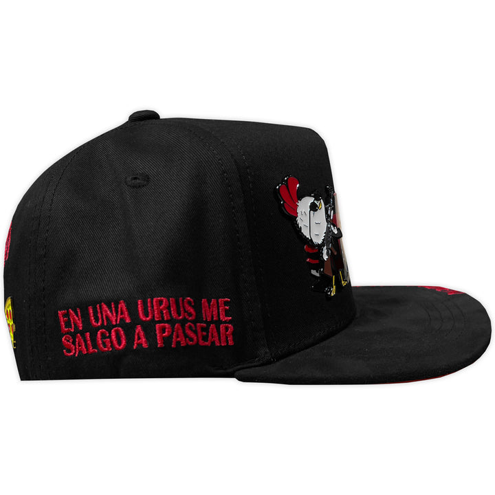 RICO HATS LA URUS PLANA BLACK