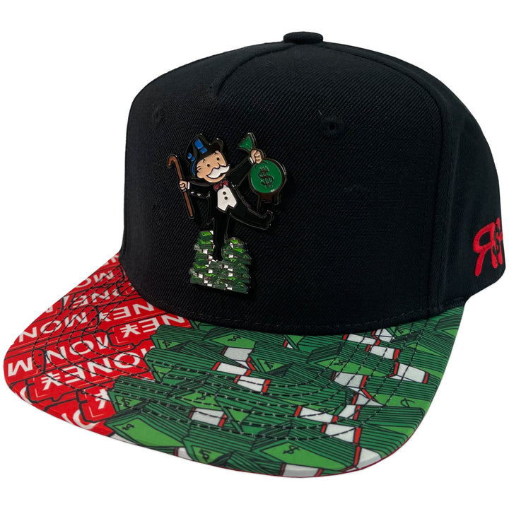 Gorra Rico Hats Monopoly Millonaire Black