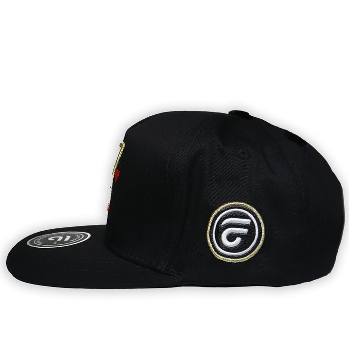 GORRA LA OFFICE LUCKI SEVEN NEGRA PLANA