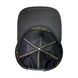 GORRA VAGO STYLE LUXURY BLACK FULL SUED GAMUZA CURVA