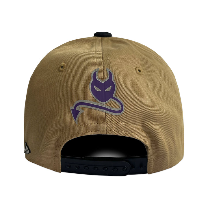 Gorra Vago Style Mala Influencia Beige Gabardina Curva