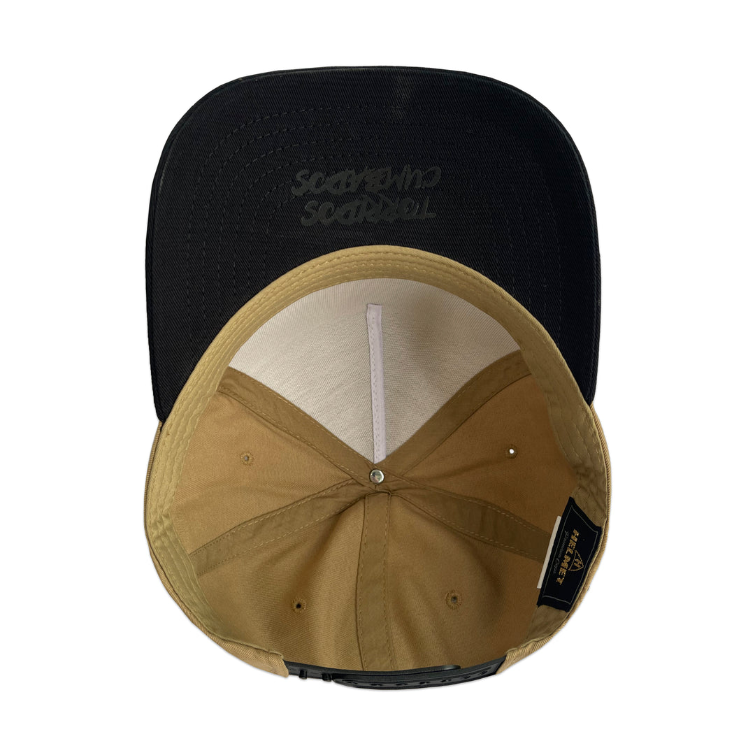 Gorra Vago Style Mala Influencia Beige Gabardina Curva