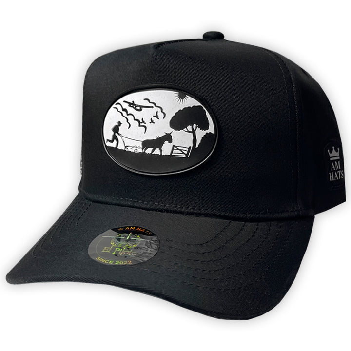 GORRA AM HATS MULA MAÑOSA NEGRA V. GABARADINA
