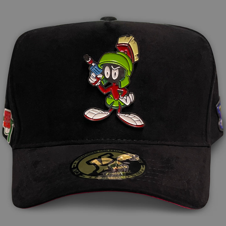 GORRA JA HATS MARCIANO GAMUZA BLACK
