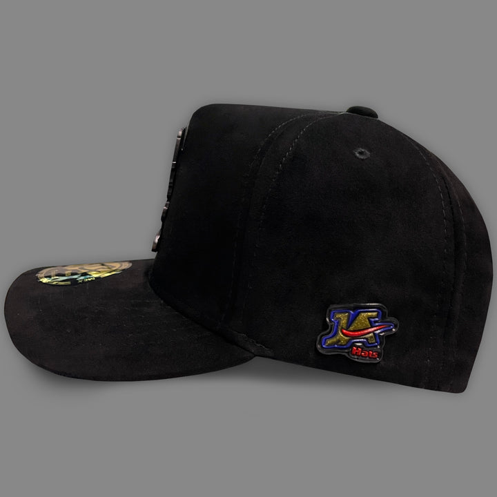 GORRA JA HATS MARCIANO GAMUZA BLACK