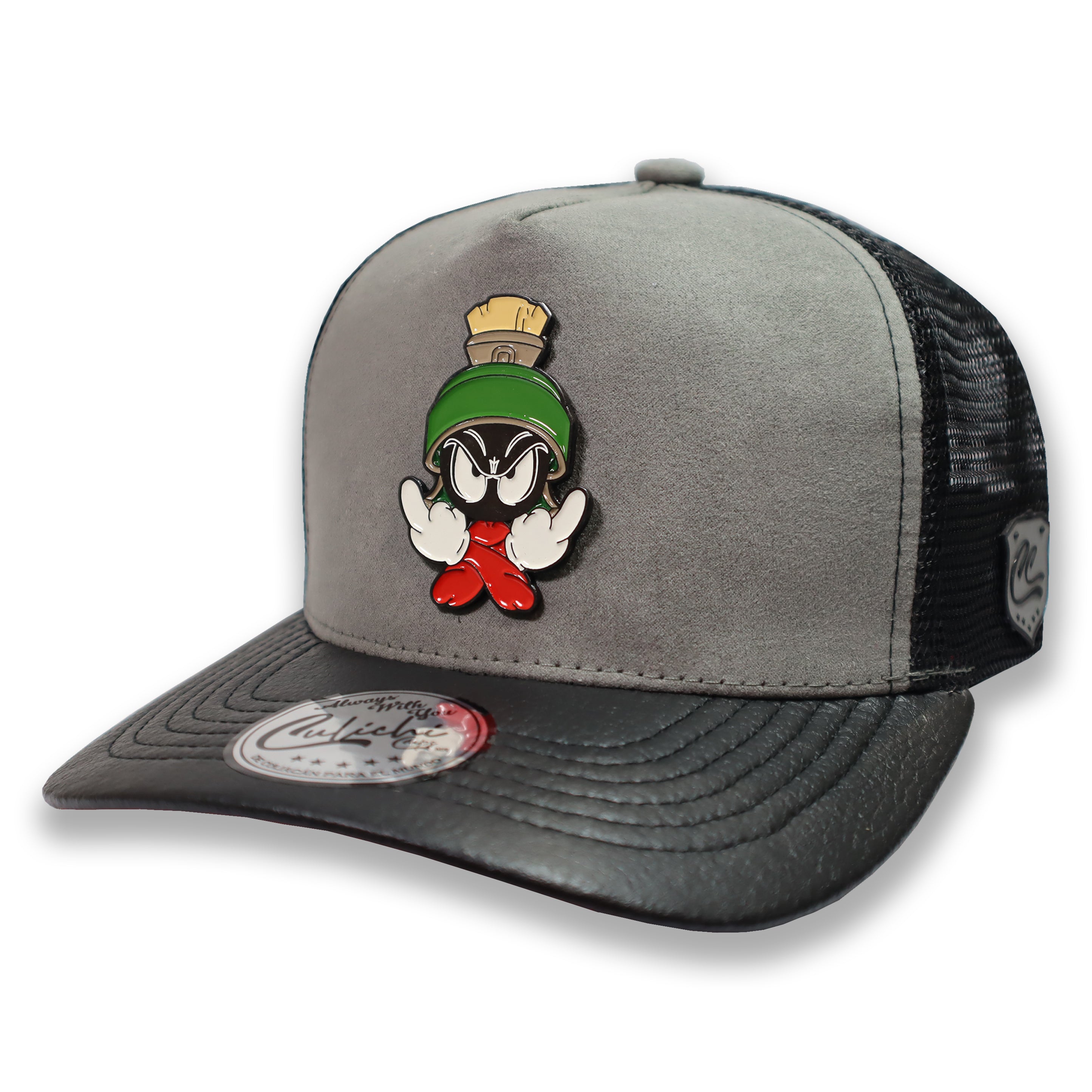 GORRA CULICHI CAPS GRAY ALIEN TRUCKER