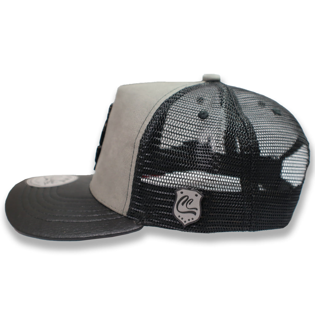 GORRA CULICHI CAPS GRAY ALIEN TRUCKER