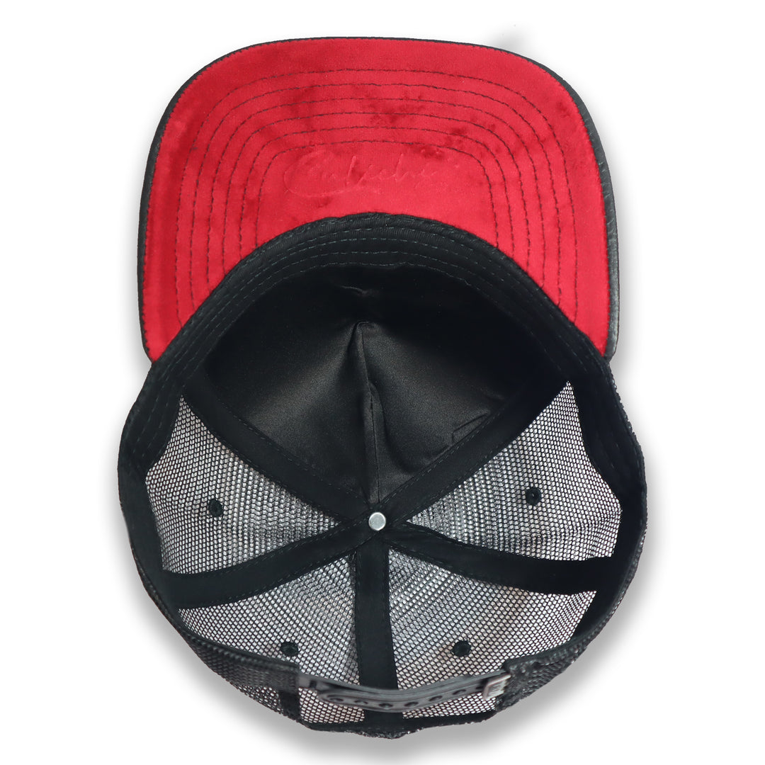 GORRA CULICHI CAPS BLACK ALIEN TRUCKER